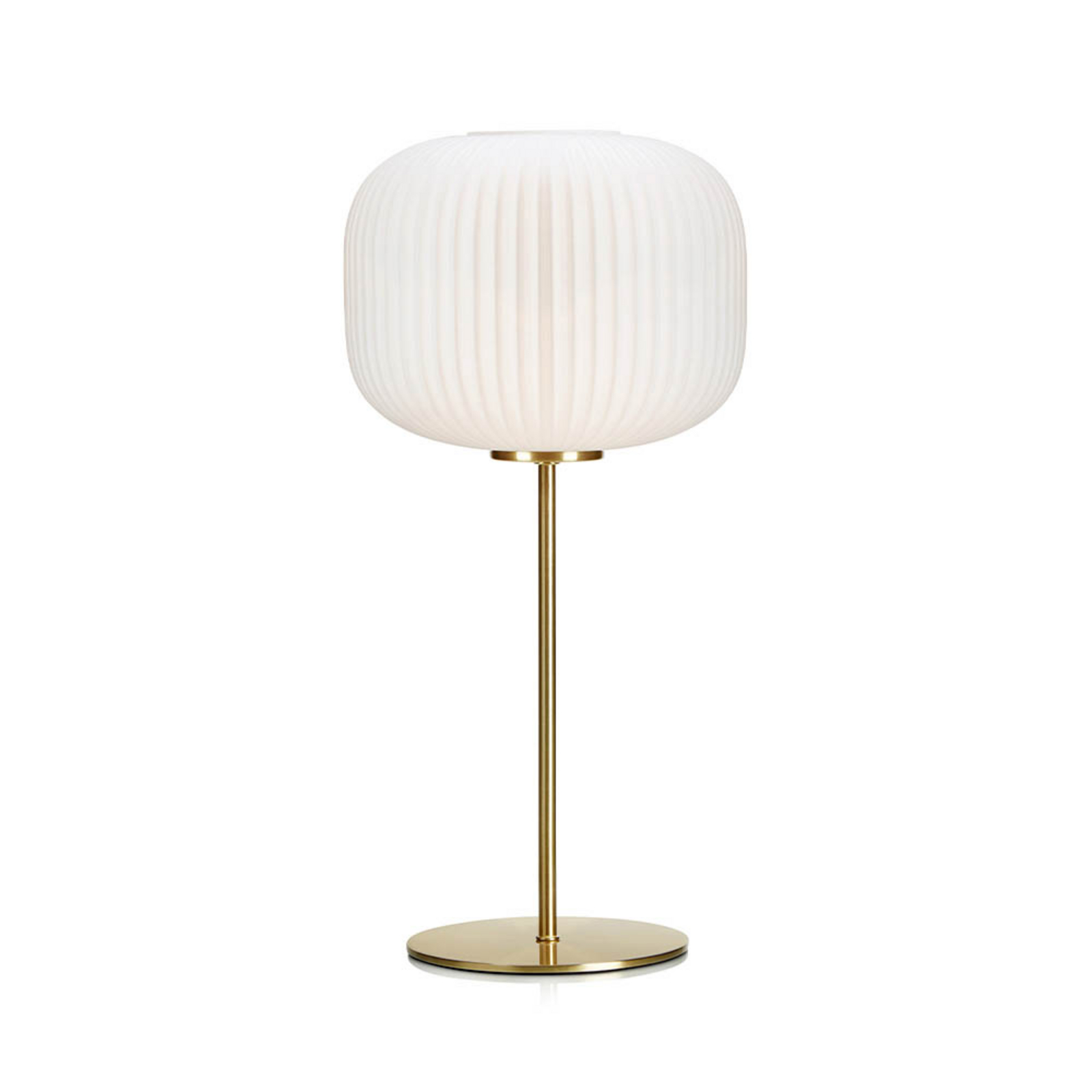 Sober Table Lamp Brushed Brass/White - Markslöjd