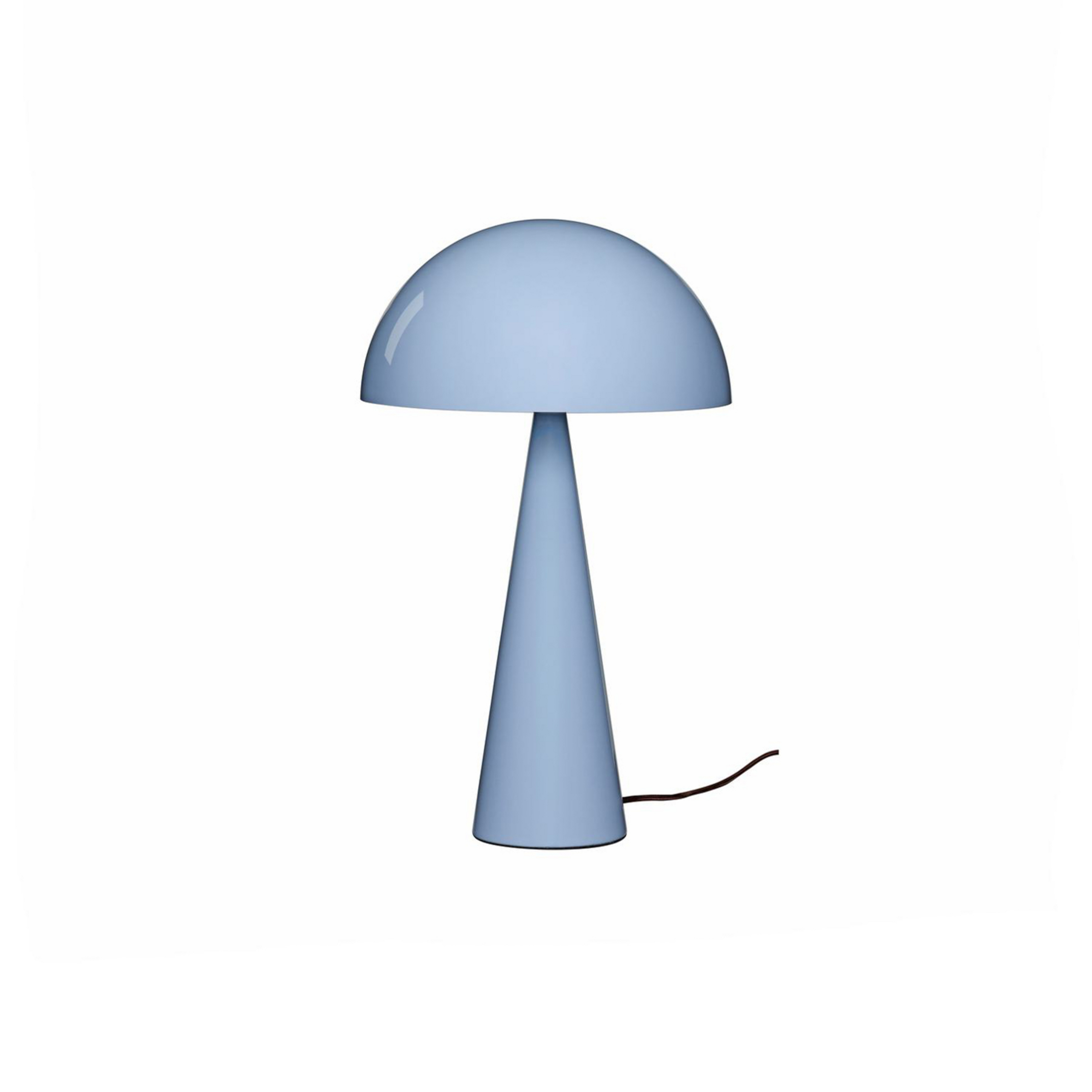 Lampa de masă Mush, albastru gheață, metal, înălțime 50 cm - HÜBSCH