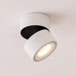 BRUMBERG Spot pour plafond LED Circle Maxi, Ø 10 cm, blanc