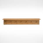 ferm LIVING Storage rack Place Rack, 105 cm long, hook, wood