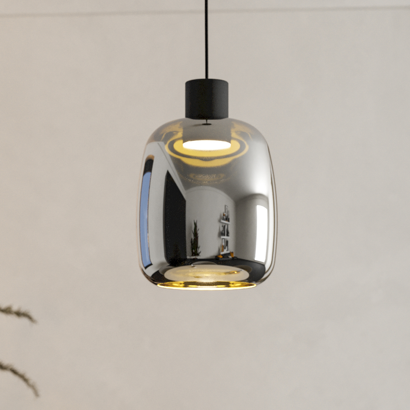 EGLO connect LED-riippuvalaisin Molochio-Z, 1-valaisin, musta