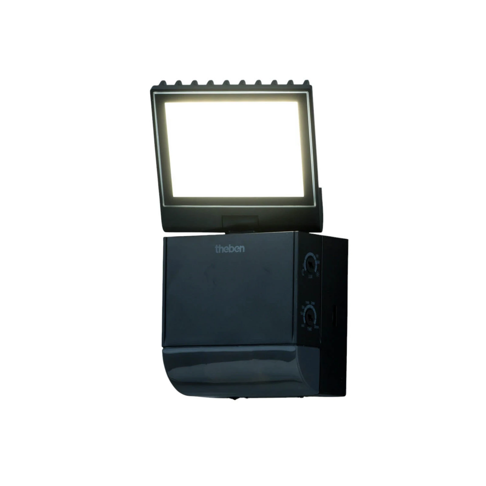 Theben LED-utomhusvägglampa theLeda S8-100, svart, sensor