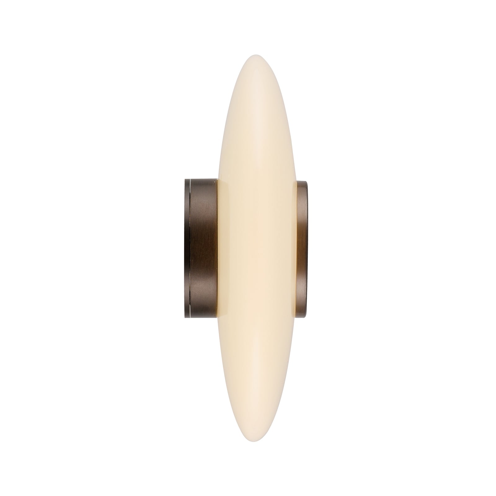 Vitrum LED-Wandlampe, braun/opal Glas/Alu, Ø 22 cm - PURE Vitrum LED-Wandlampe, braun/opal Glas/Alu, Ø 22 cm - PURE