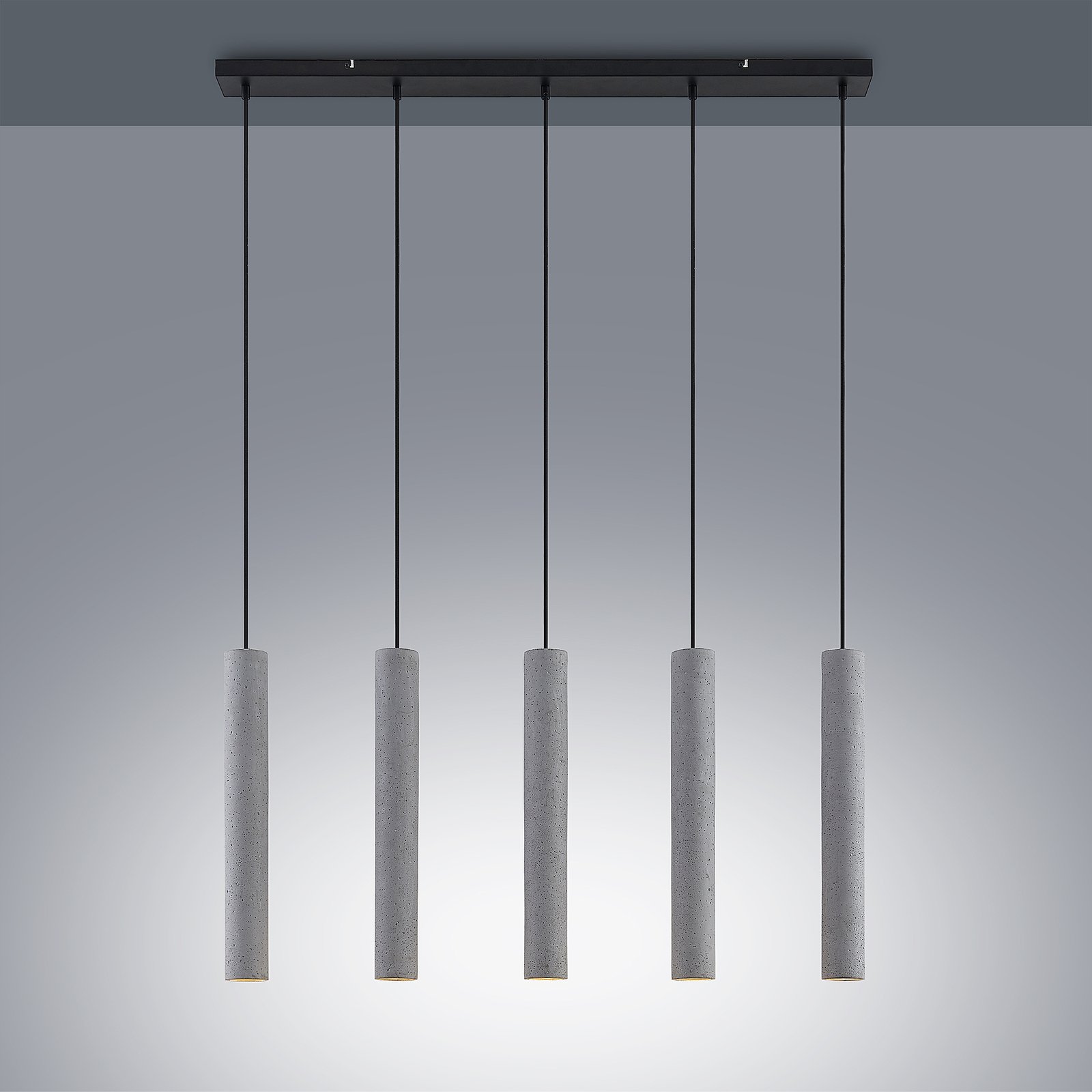 Concretto 5 Taklampa Concrete - Lindby