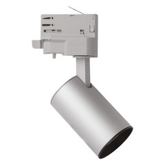 Bodové LED MarcoMini 3-fázová striebro 2 800 K