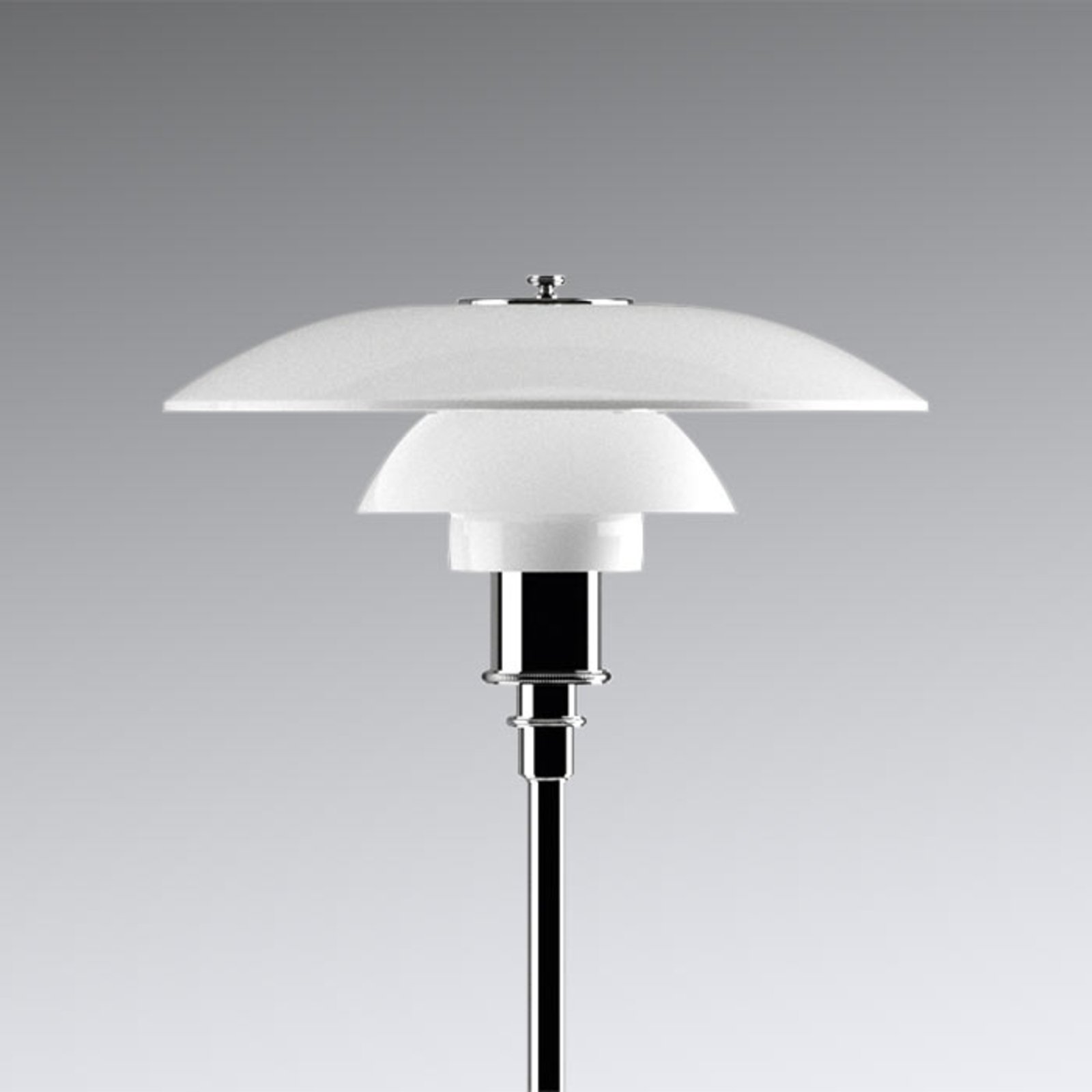PH 3½-2½ Floor Lamp Chrome Plated - Louis Poulsen