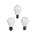 3-pack Bombilla LED 5,6W (806lm) Ópalo CRI95 Regulable E27 - e3light