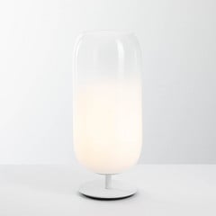 Artemide Gople Mini asztali lámpa, fehér/fehér