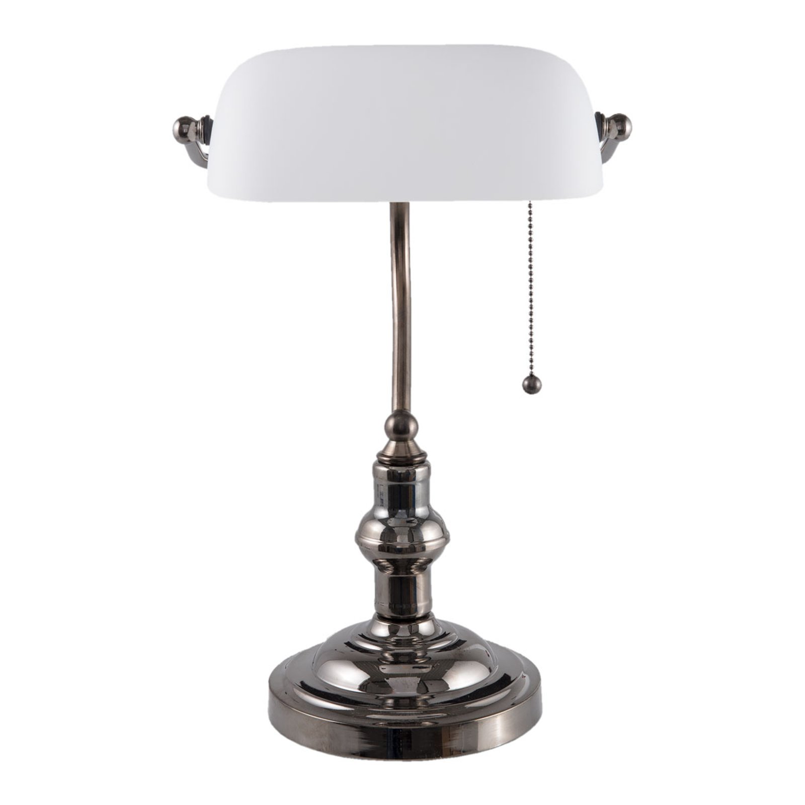Stolna lampa 5100W s bijelim staklenim sjenilom