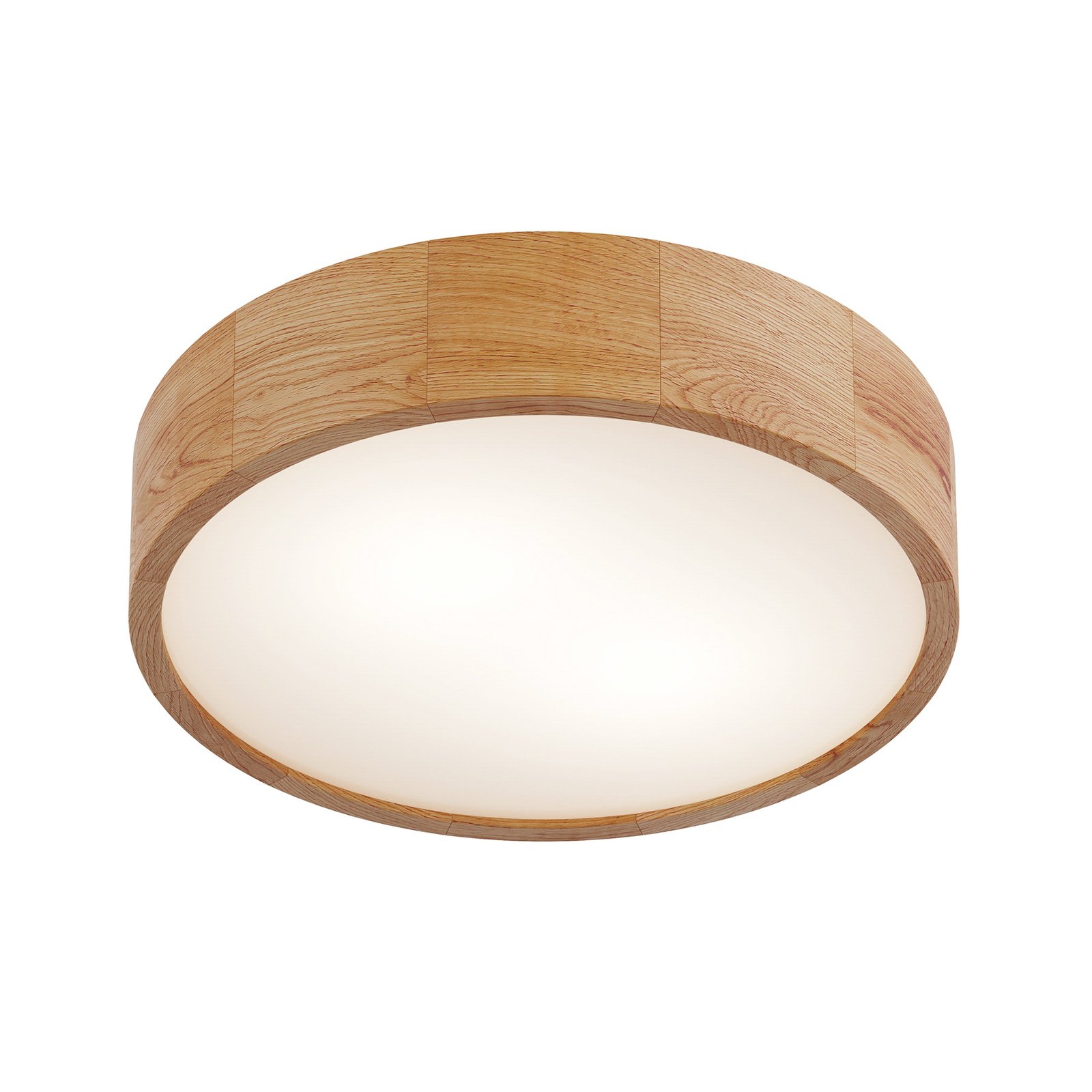 Kerio Deckenleuchte Ø 37 cm, Eichenholz natur - Envostar