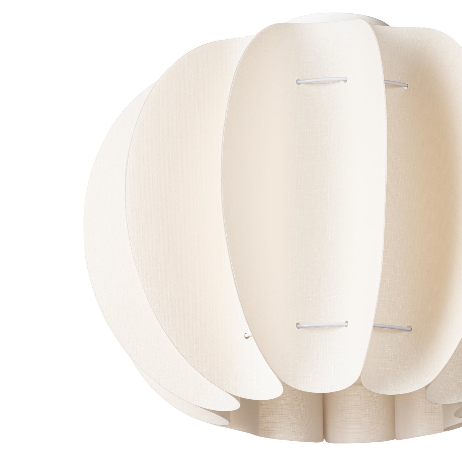 Lindby griestu lampa „Winslow“, krēmbalta, Ø 50 cm, E27 Lindby griestu lampa „Winslow“, krēmbalta, Ø 50 cm, E27