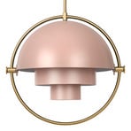 Multi-Lite Závěsné Světlo Ø36 Brass/Rose Dust - GUBI