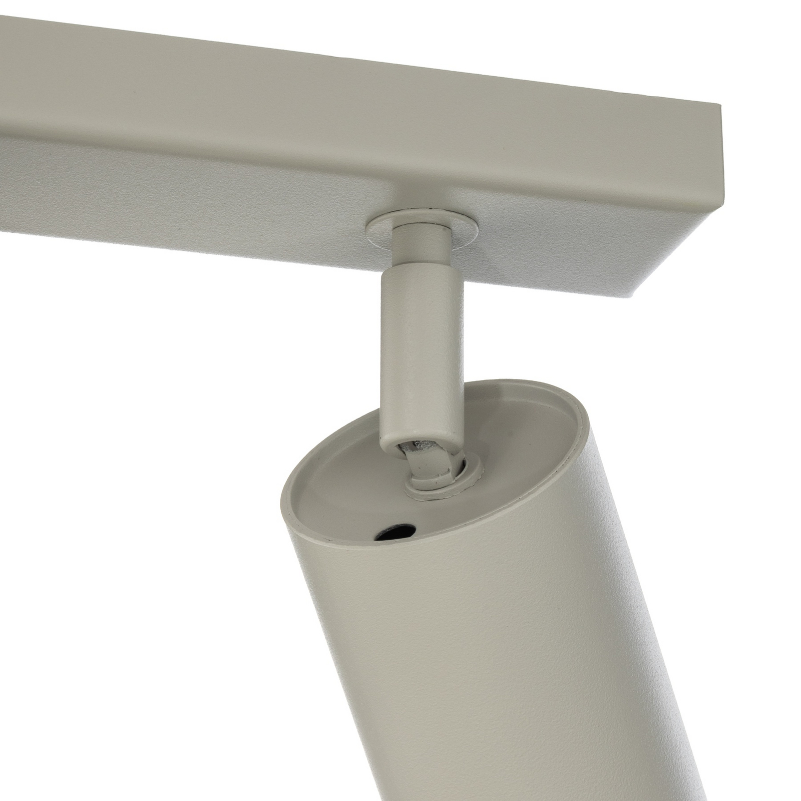 Deckenstrahler Zoom, 4-flammig, grau-beige, Stahl, GU10