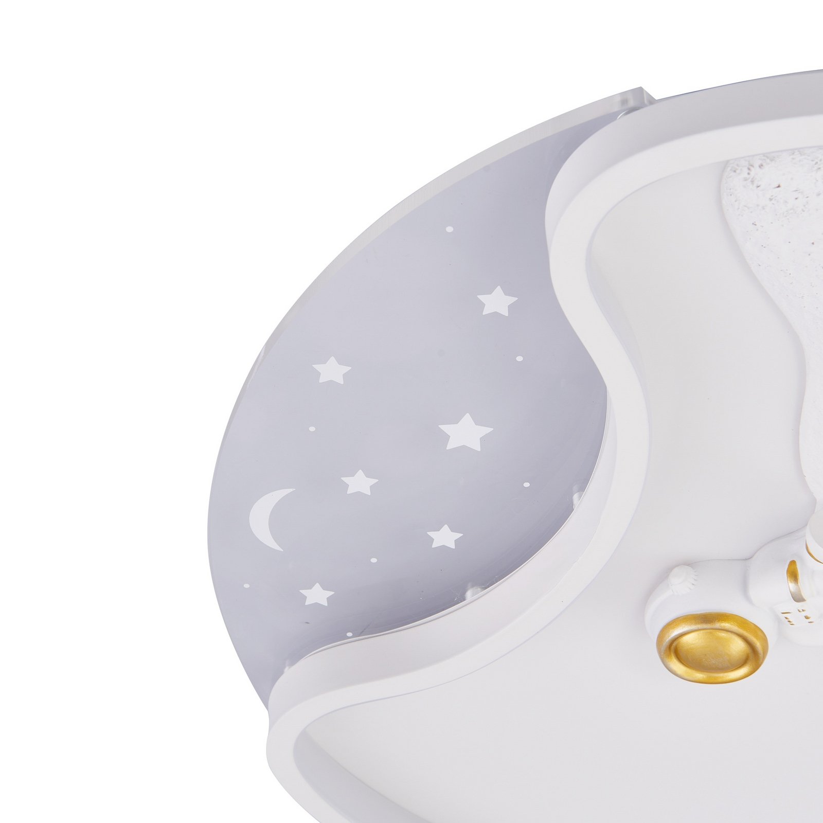 Kosmo Moon LED Plafond Vit - Lindby
