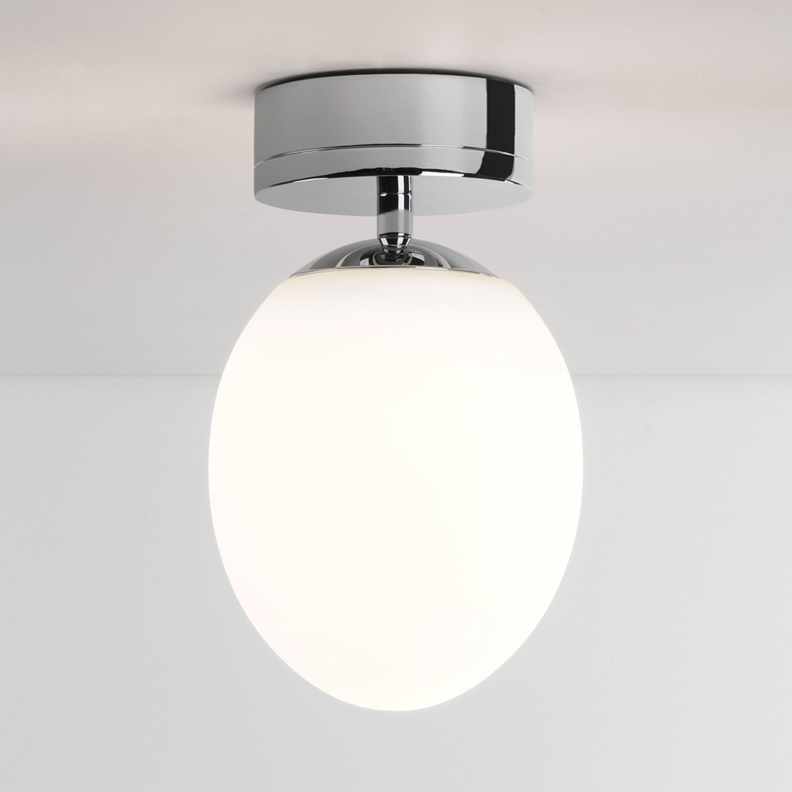Astro Kiwi LED ceiling light for bathroom chrome, for Bathroom, metal, glass, 7.3 W, energy efficiency: A, H: 21.5 cm