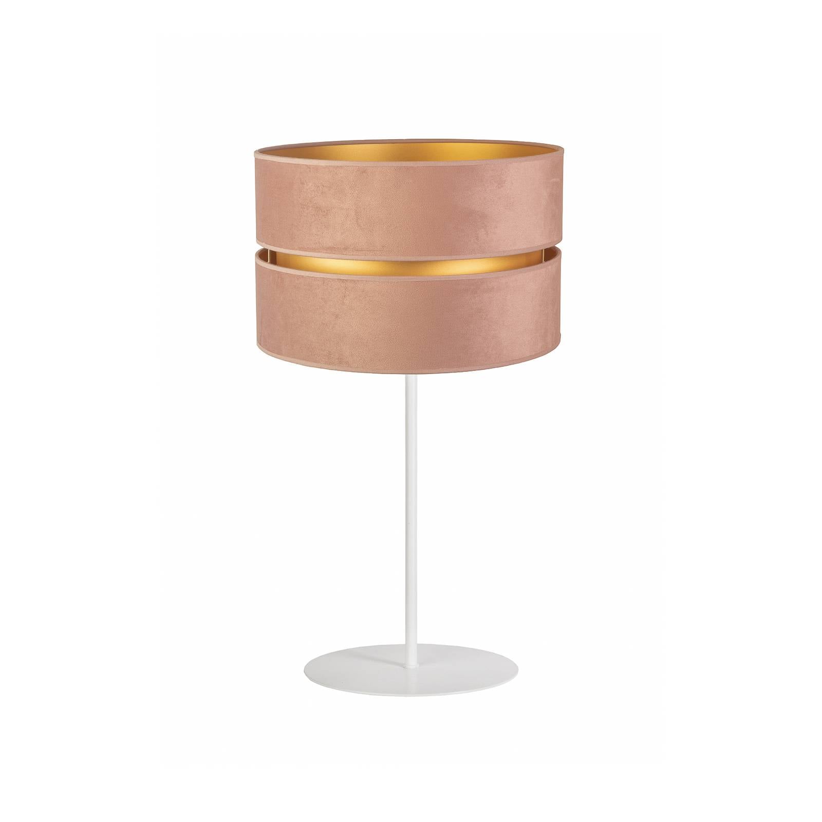 Bordslampa Golden Duo höjd 50 cm ljusrosa/guld