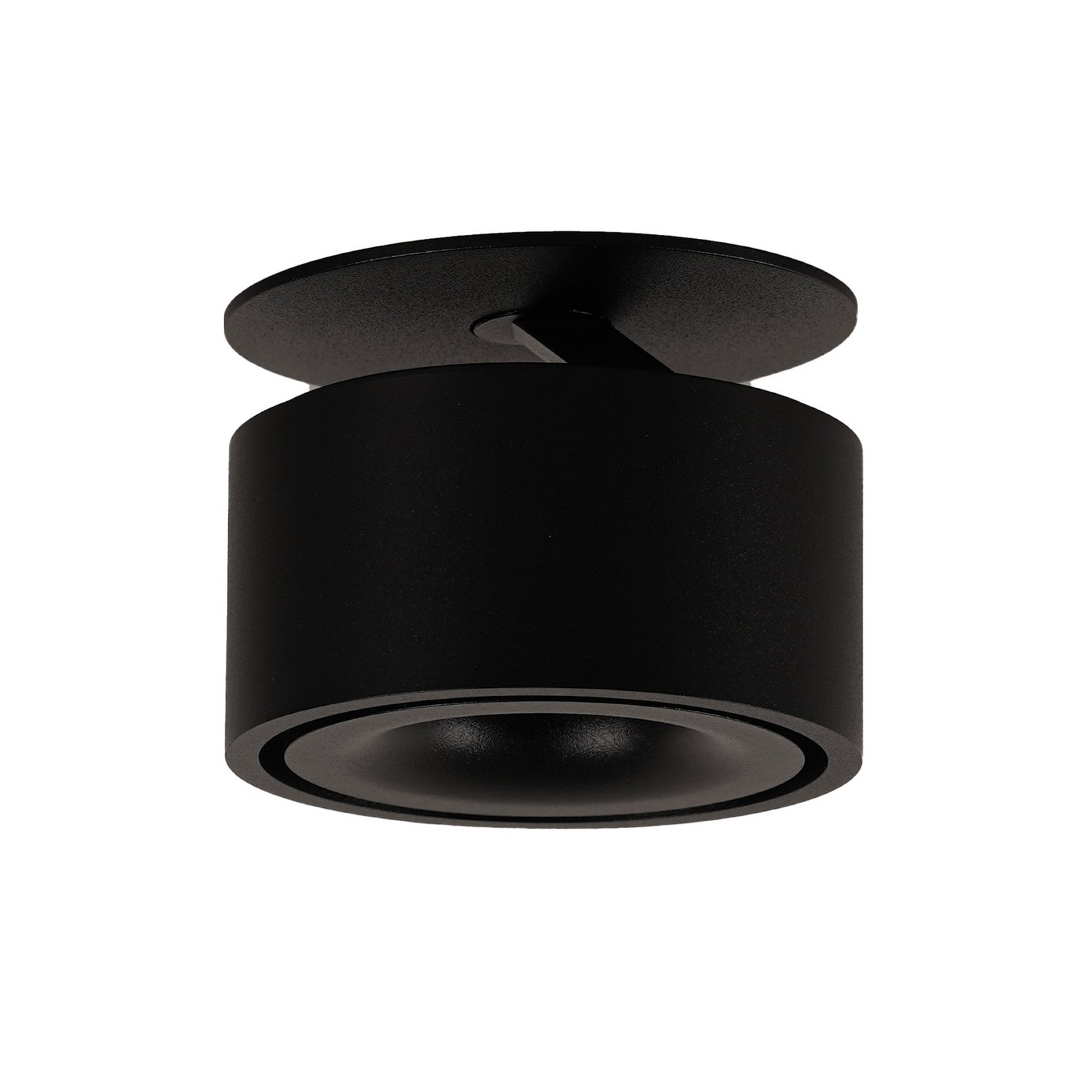 Braccio LED-Einbaulampe schwarz, Metall, Ø 10,2cm - Antidark