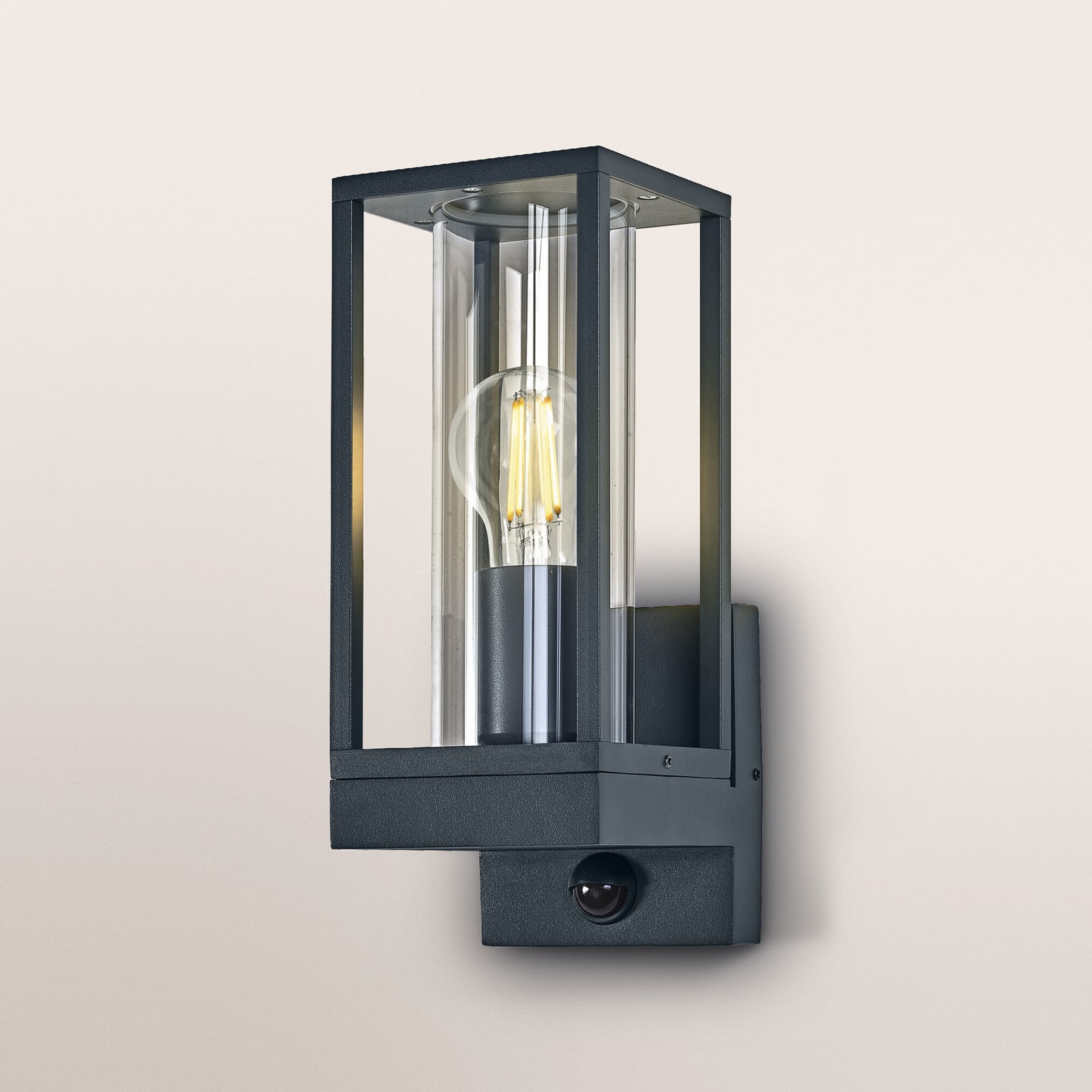 Candeeiro de parede OSRAM ENDURA CLASSIC FRAME, sensor cinza escuro IP54 Candeeiro de parede OSRAM ENDURA CLASSIC FRAME, sensor cinza escuro IP54