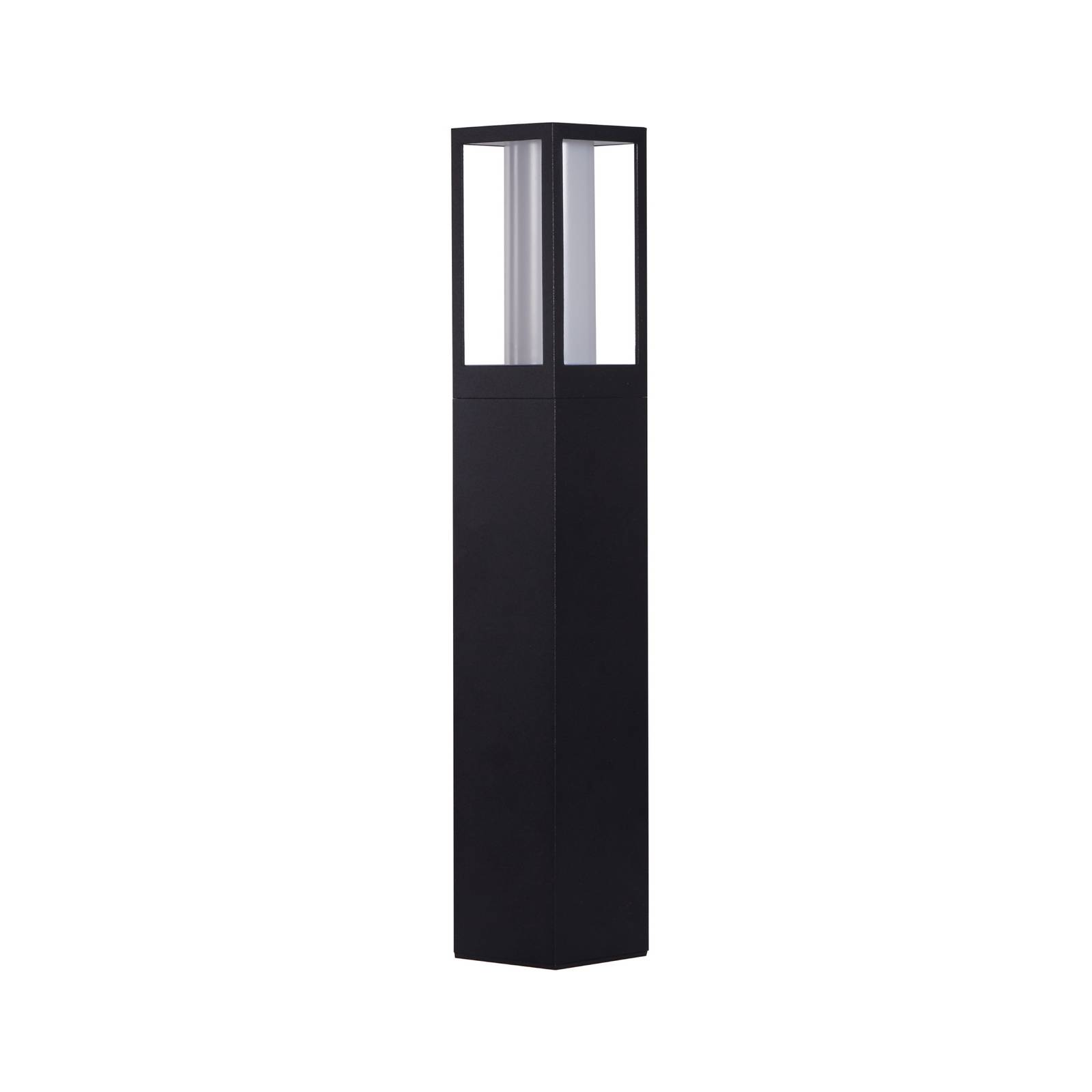 Stehlampe Außenleuchte Pollerleuchte Sockellampe GU10 Aluminium schwarz H 45 cm