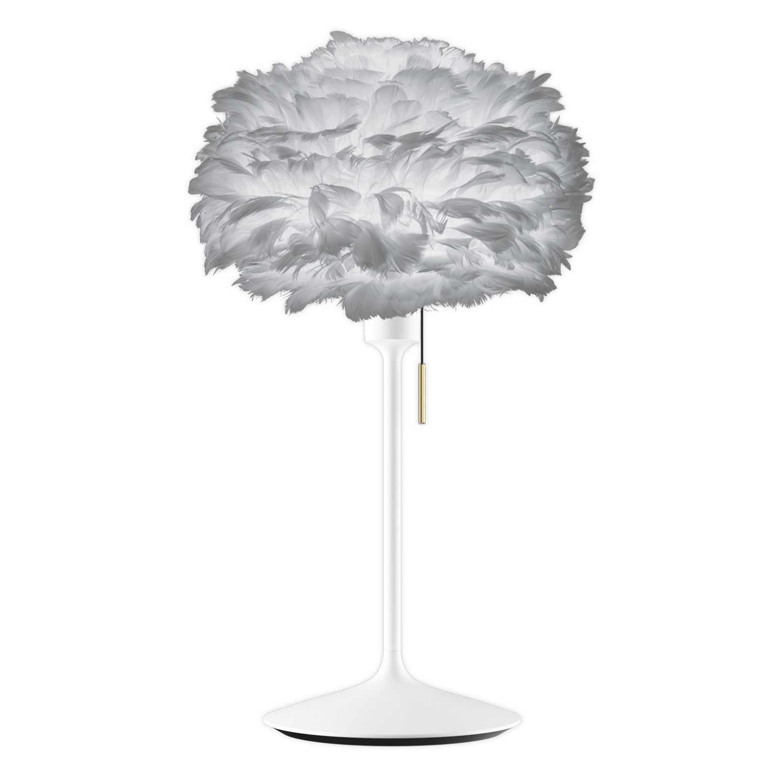 UMAGE Eos mini lampă de masă gri deschis/alb