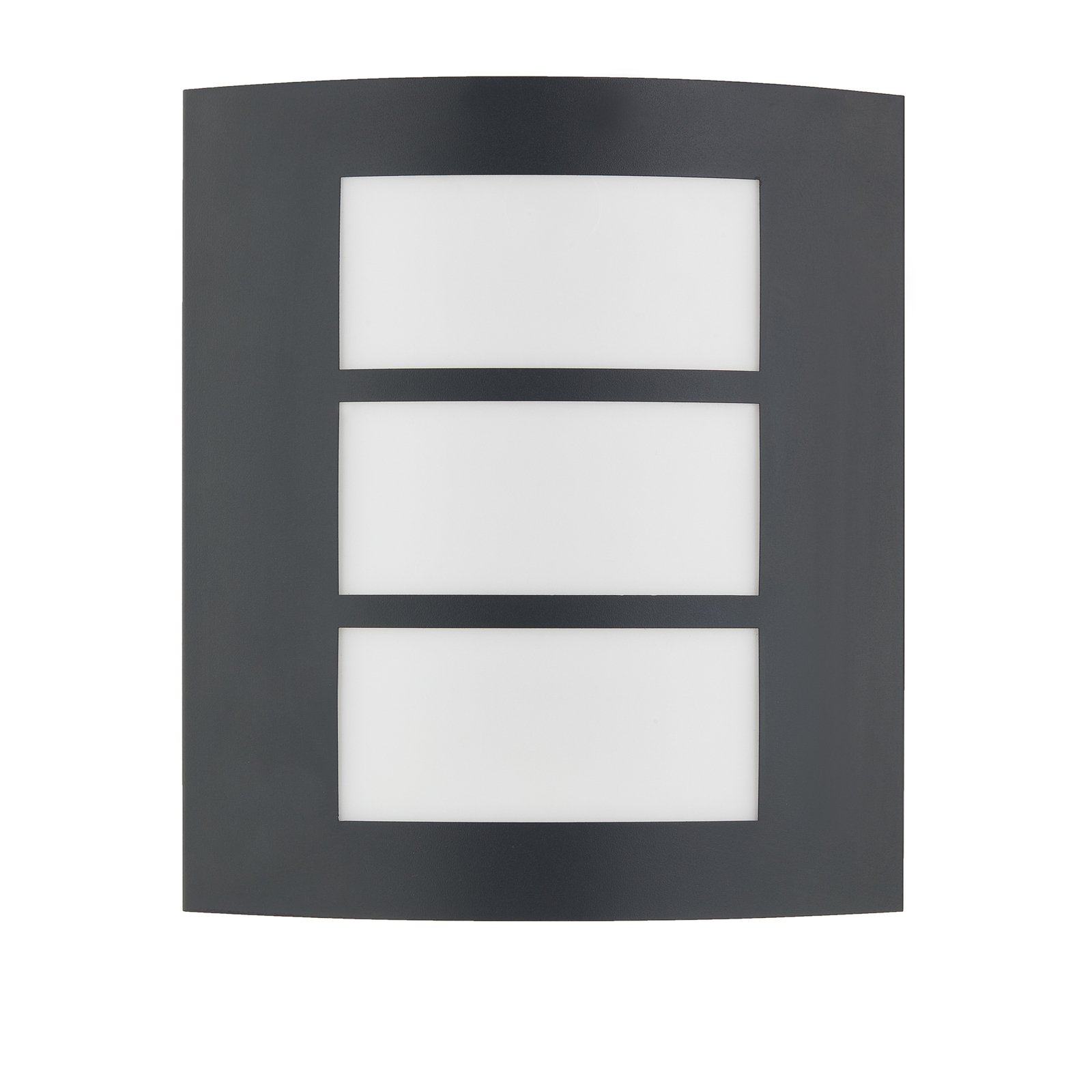 Lindby outdoor wall lamp Vimal, E27, 26 cm, black, aluminium