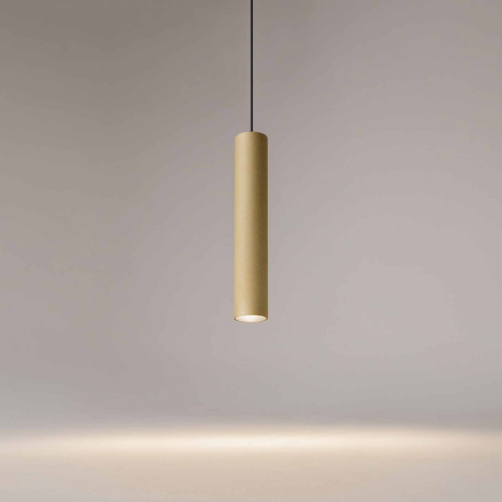 Żyrandol ARTISAN, złoto matowe, Ø 5,4 cm, metal, GU10