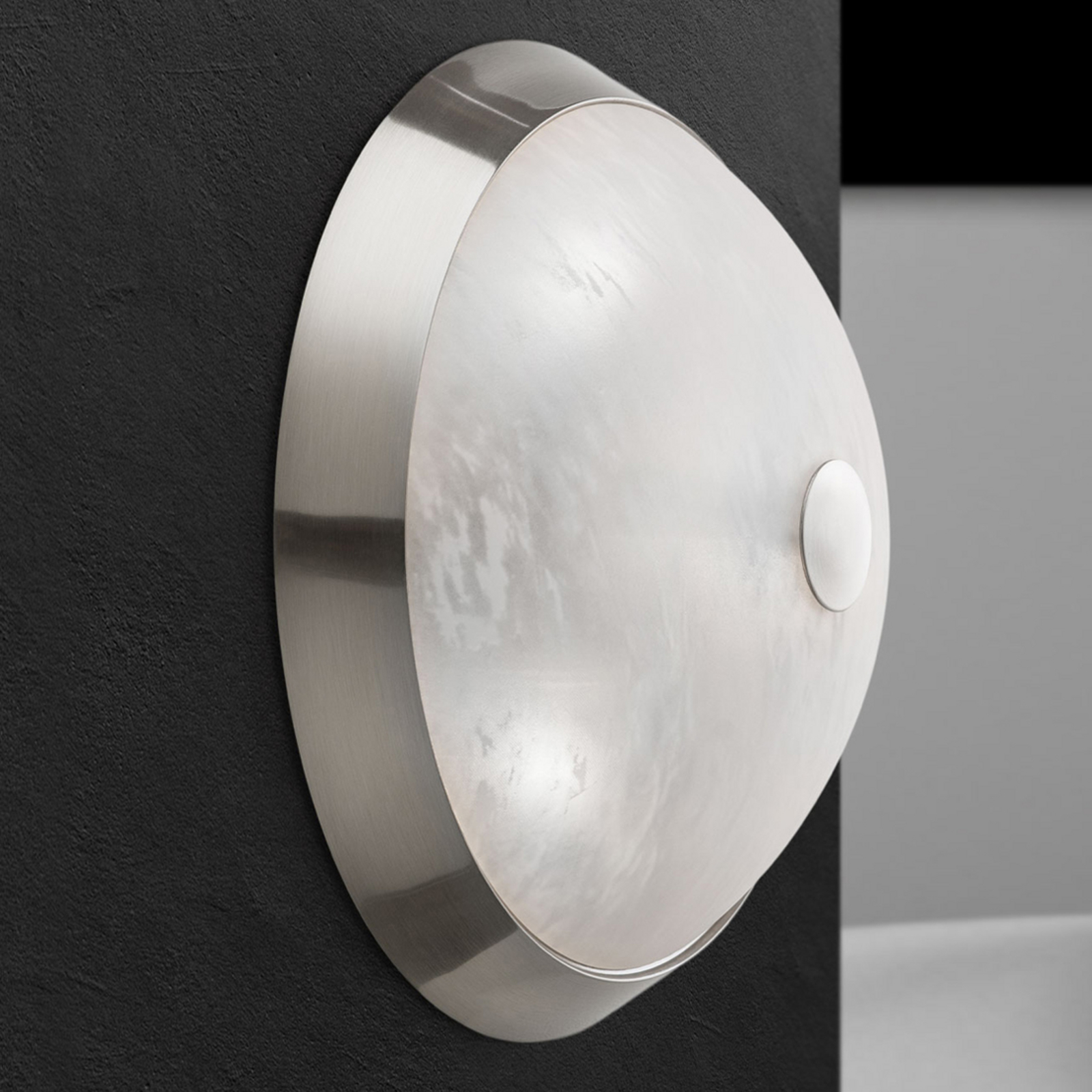 Wandleuchte Jaya in Nickel-matt