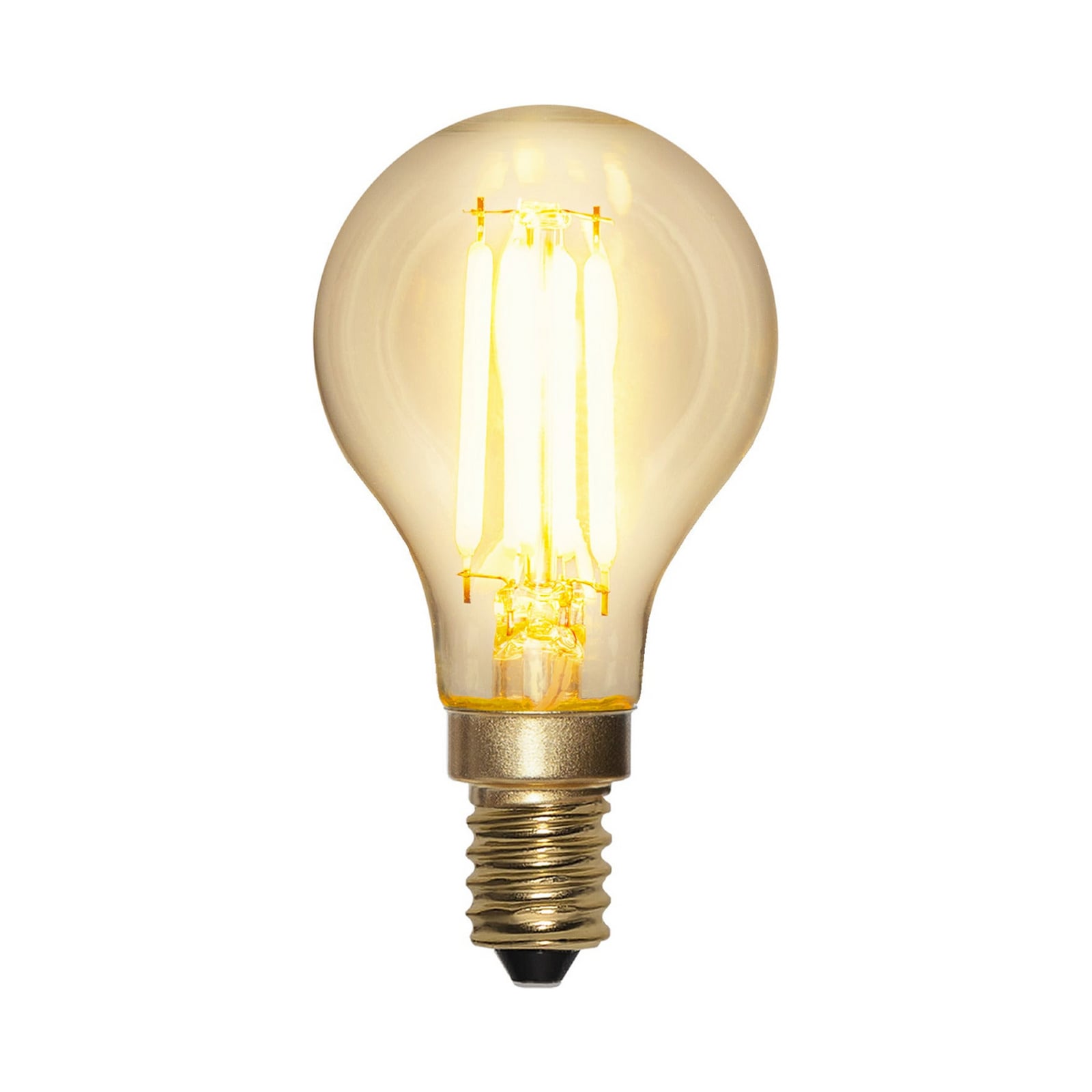 Amploule LED Soft Glow E14, 250 lm, 3,2 W, 2100 K, à intensité variable. Amploule LED Soft Glow E14, 250 lm, 3,2 W, 2100 K, à intensité variable.