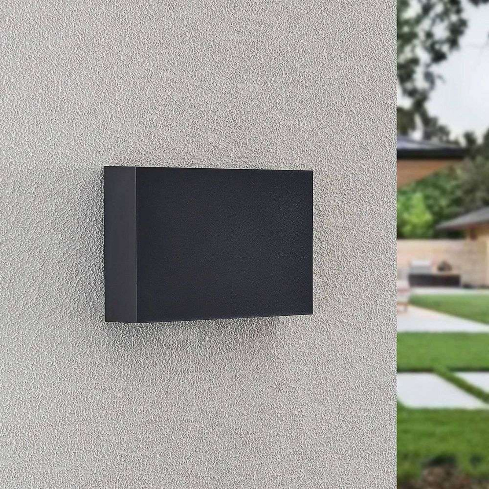 Jarte LED Outdoor Wall Lamp Dark Grey - Lindby