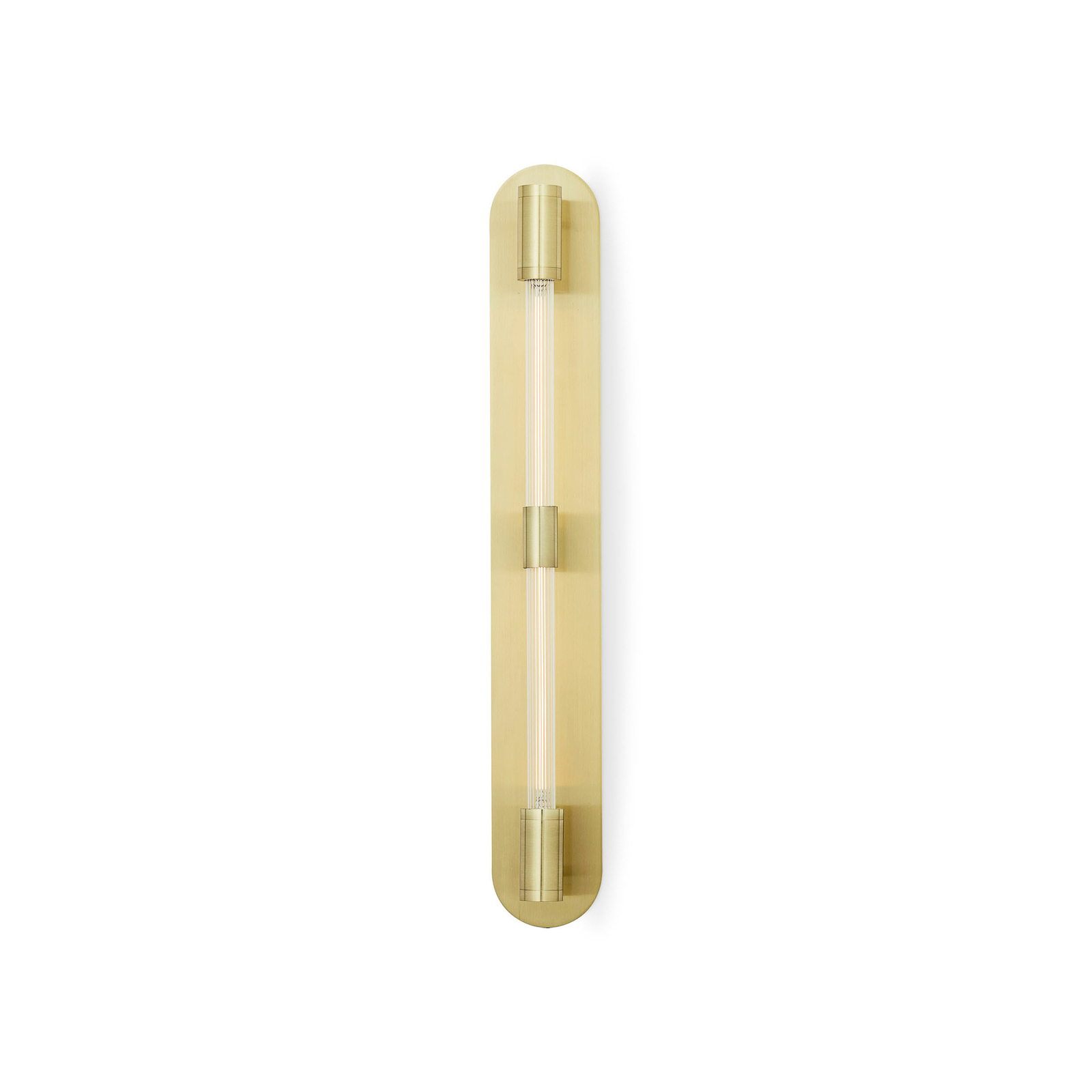 Nástenné svietidlo Liberty Double, zlatá farba, 2 svetlá, výška 83 cm