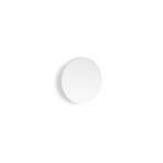 Ideal Lux LED vonkajšie nástenné svietidlo Punto, biele, Ø 18 cm, kov