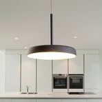 Casablanca Clavio Flat pendant, anthracite/black