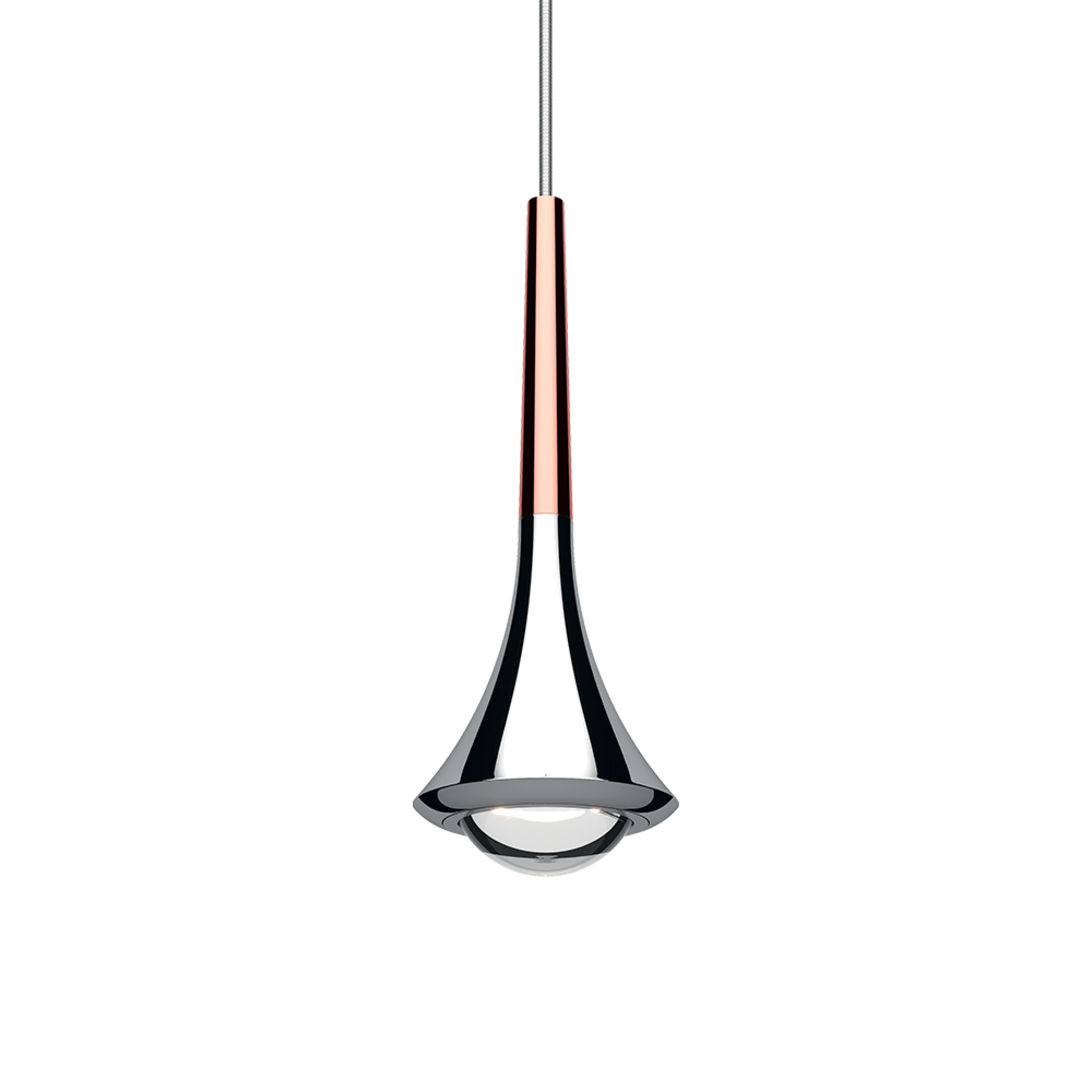 Rain Taklampa 2700K Rosa Guld - Lodes
