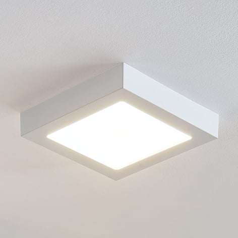 LED-Deckenlampe Marlo weiß 3000K eckig 23,1cm
