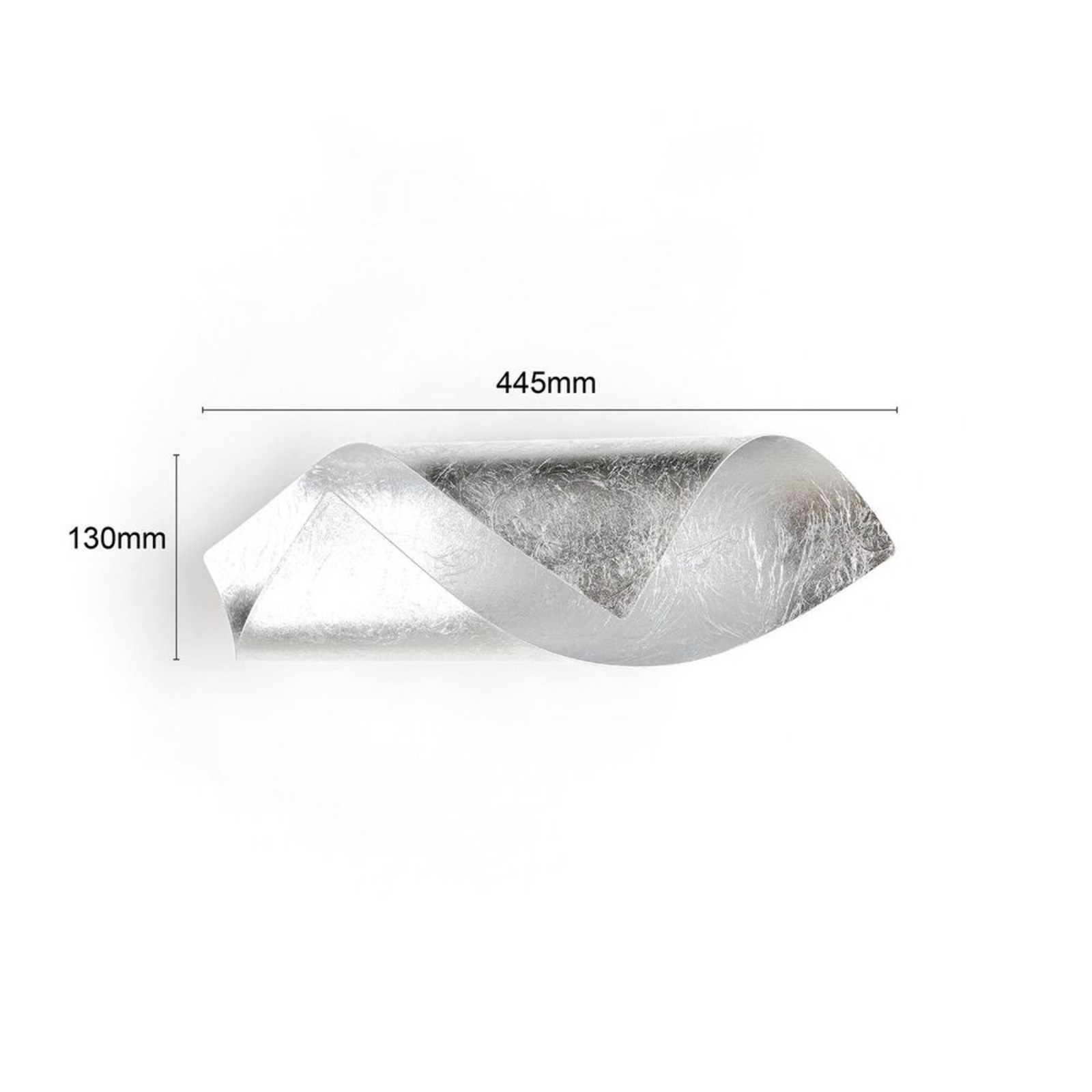 Wrenjo LED Aplique de Pared L45 Silver - Lindby
