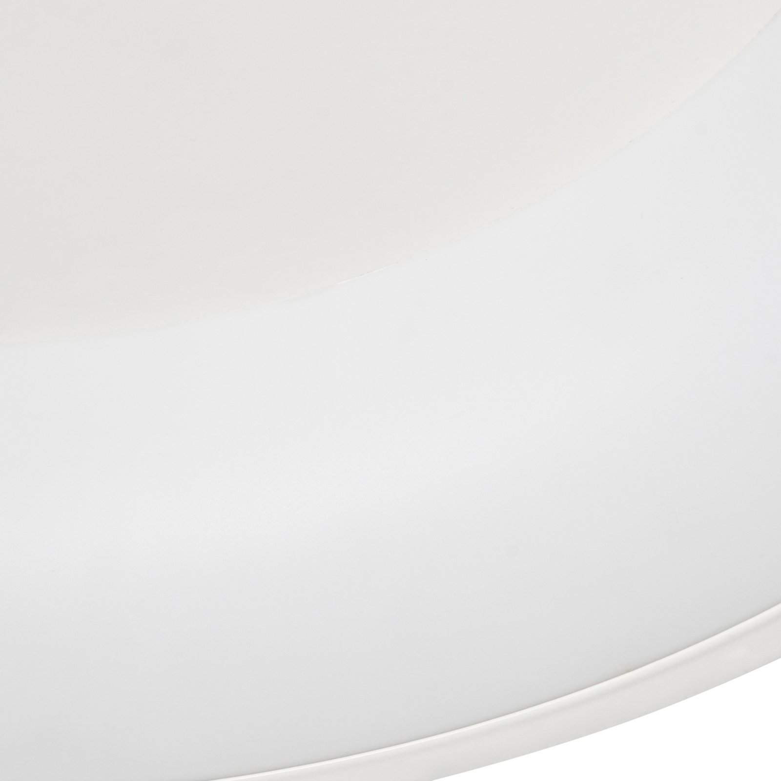 Plafonnier LED Lucande Samvel, Ø 38,4 cm, blanc, fer