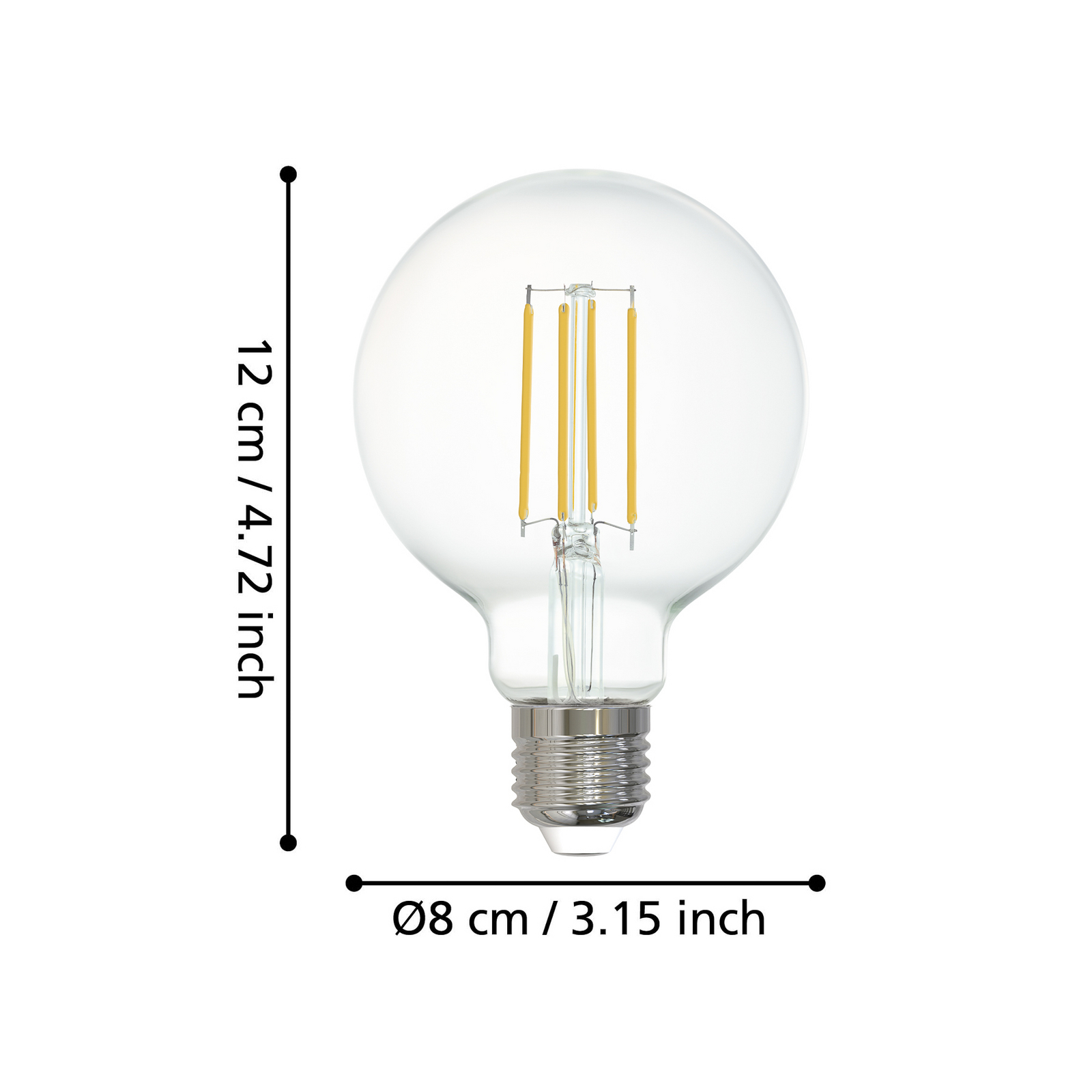 EGLO connect-z E27 G80 LED globe 6 W 806 lm 2700 K