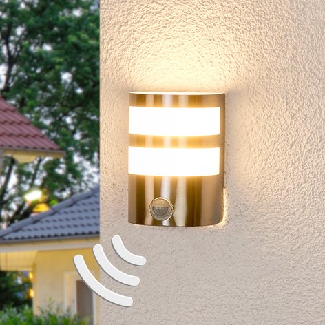 Bewegungsmelder-LED-Außenwandlampe Lucja