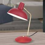 Vintage look - Fedra table lamp red