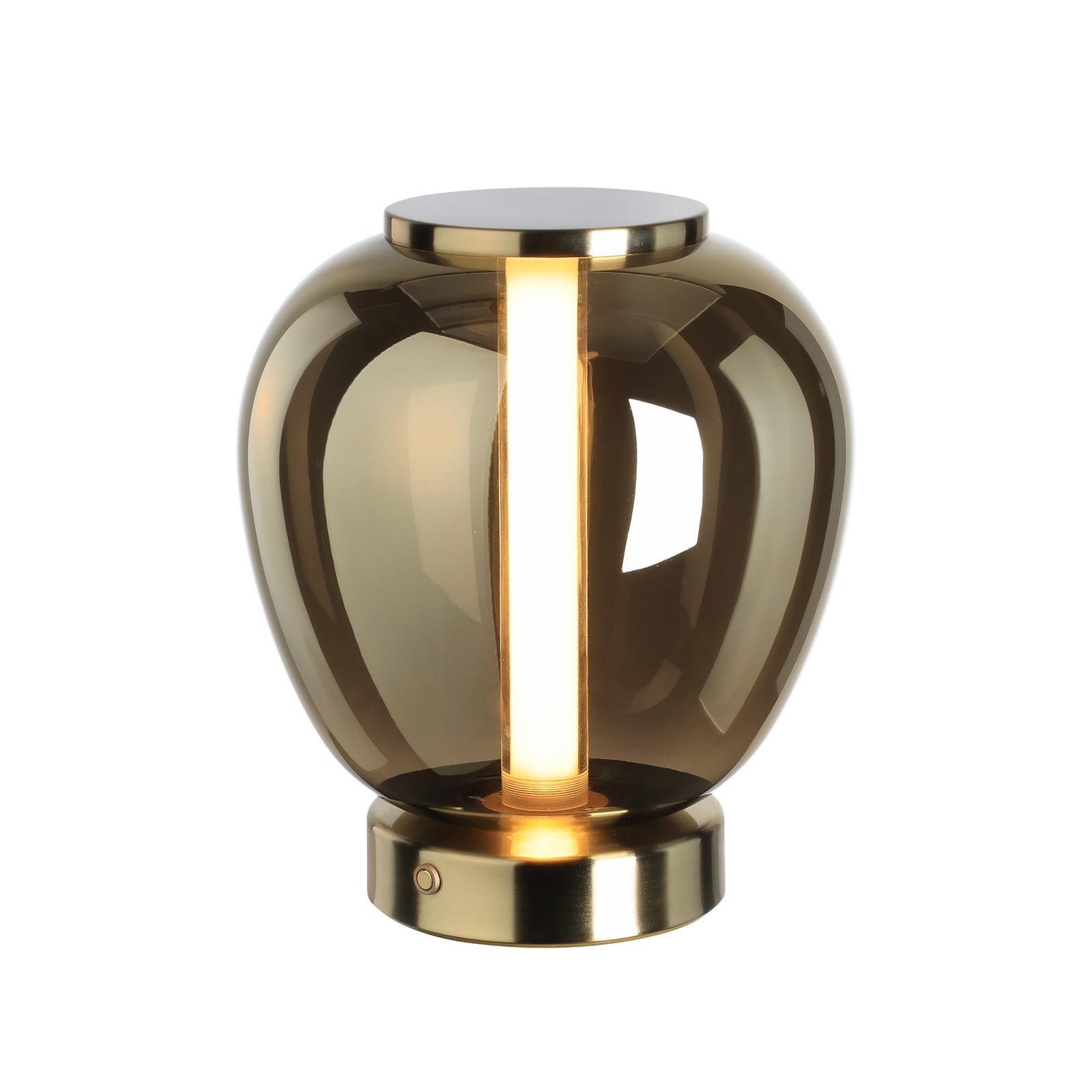 Fruitera LED-Tischlampe gold 25 cm Glas CCT - Stars of Light