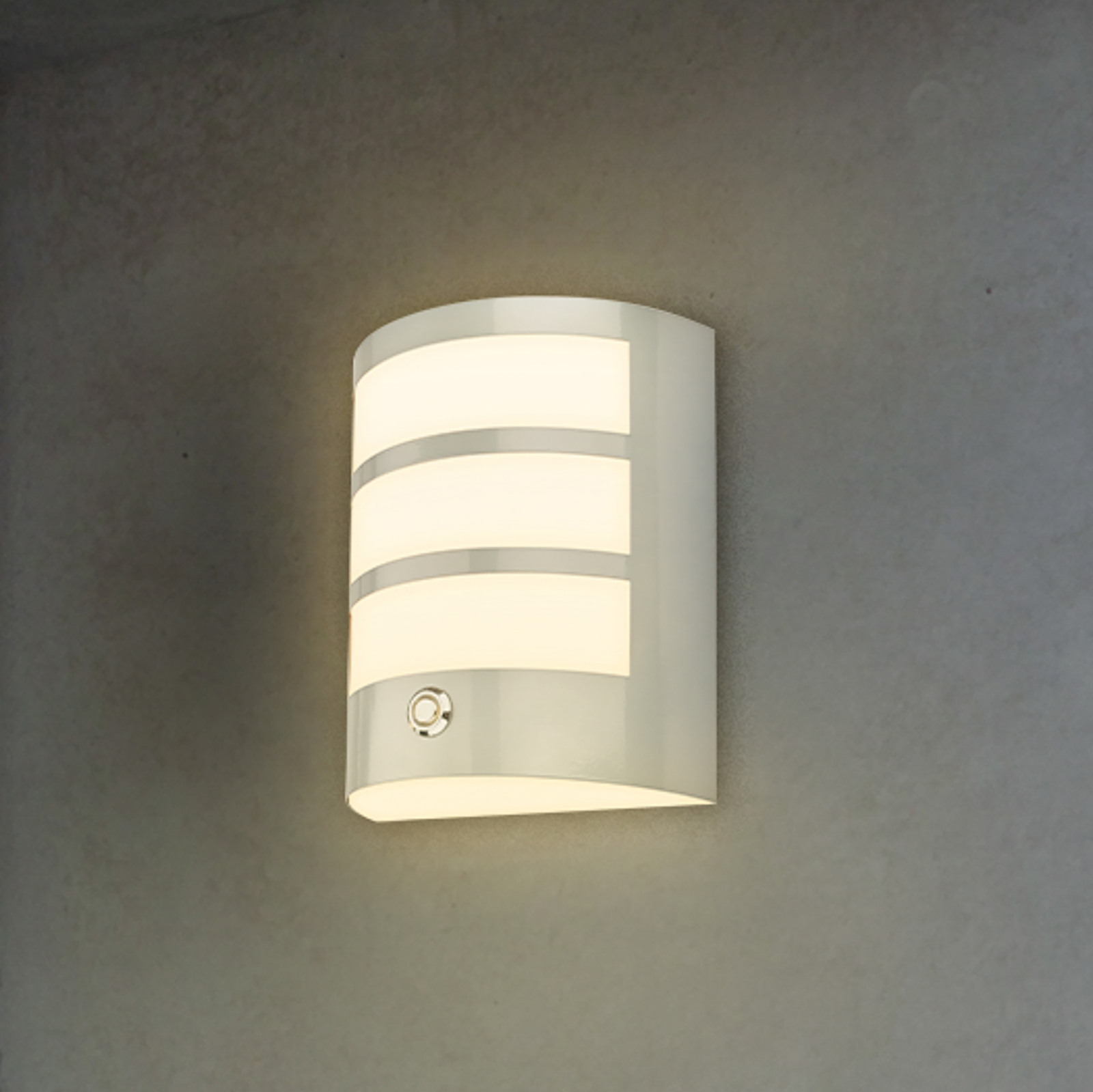 LED outdoor wall lamp 3793014 chrome plastic touch dimmer