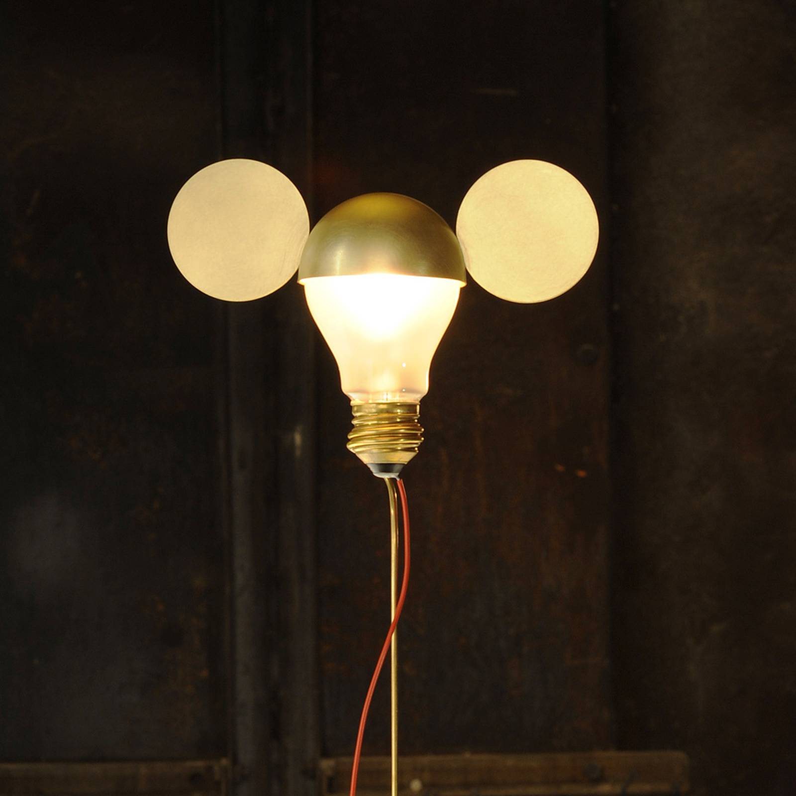 Lampa stołowa Ingo Maurer I Ricchi Poveri Toto, złota