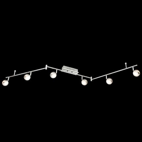 LED-Deckenleuchte Fulton sechsflammig