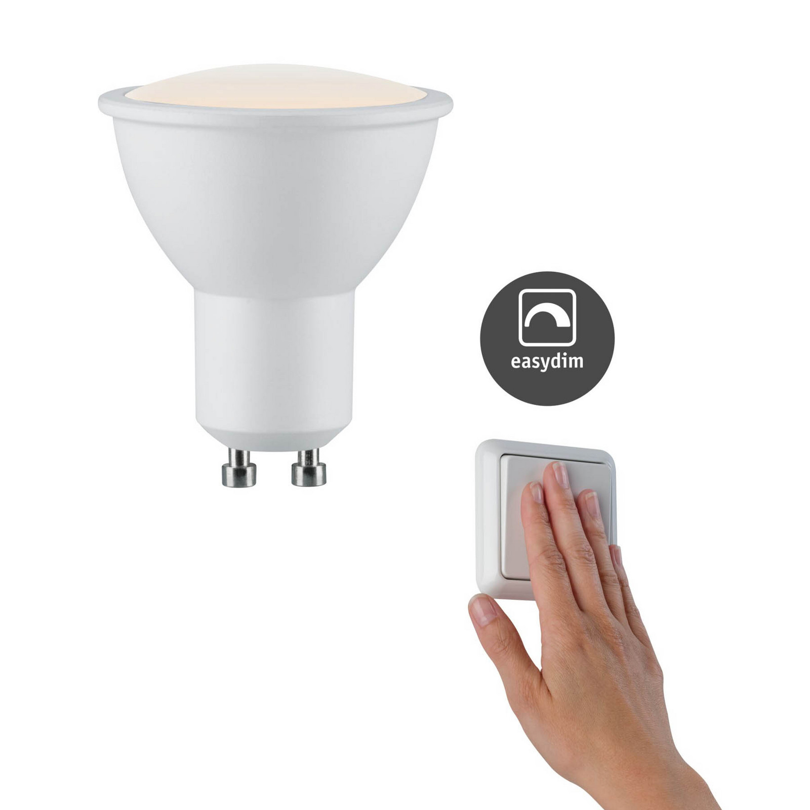 Paulmann Luz Refletor Led Gu10 5.5W 2,700K Easydim