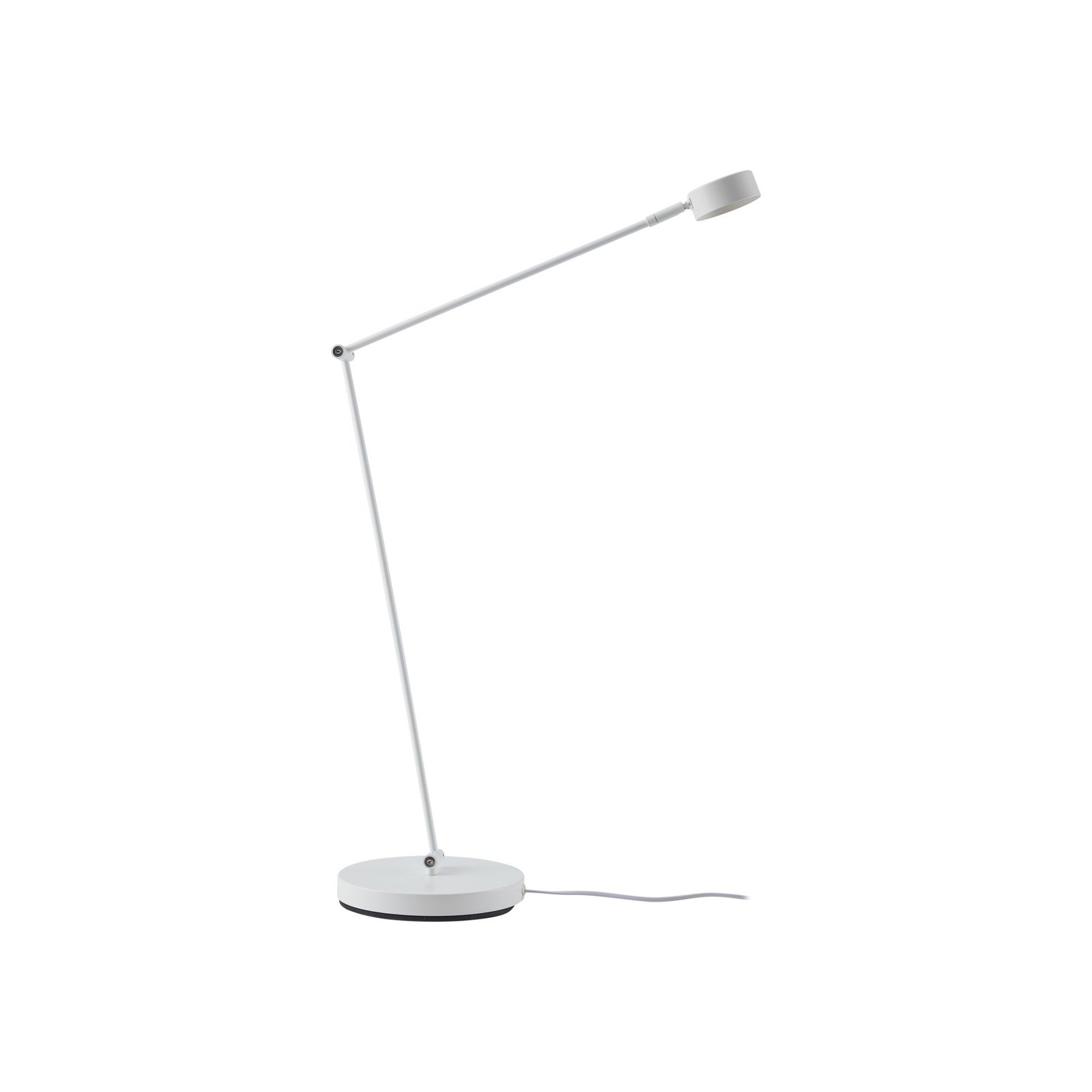 Lindby Jyla podna lampa, 88 cm, mat bijela, GX53, fleksibilna