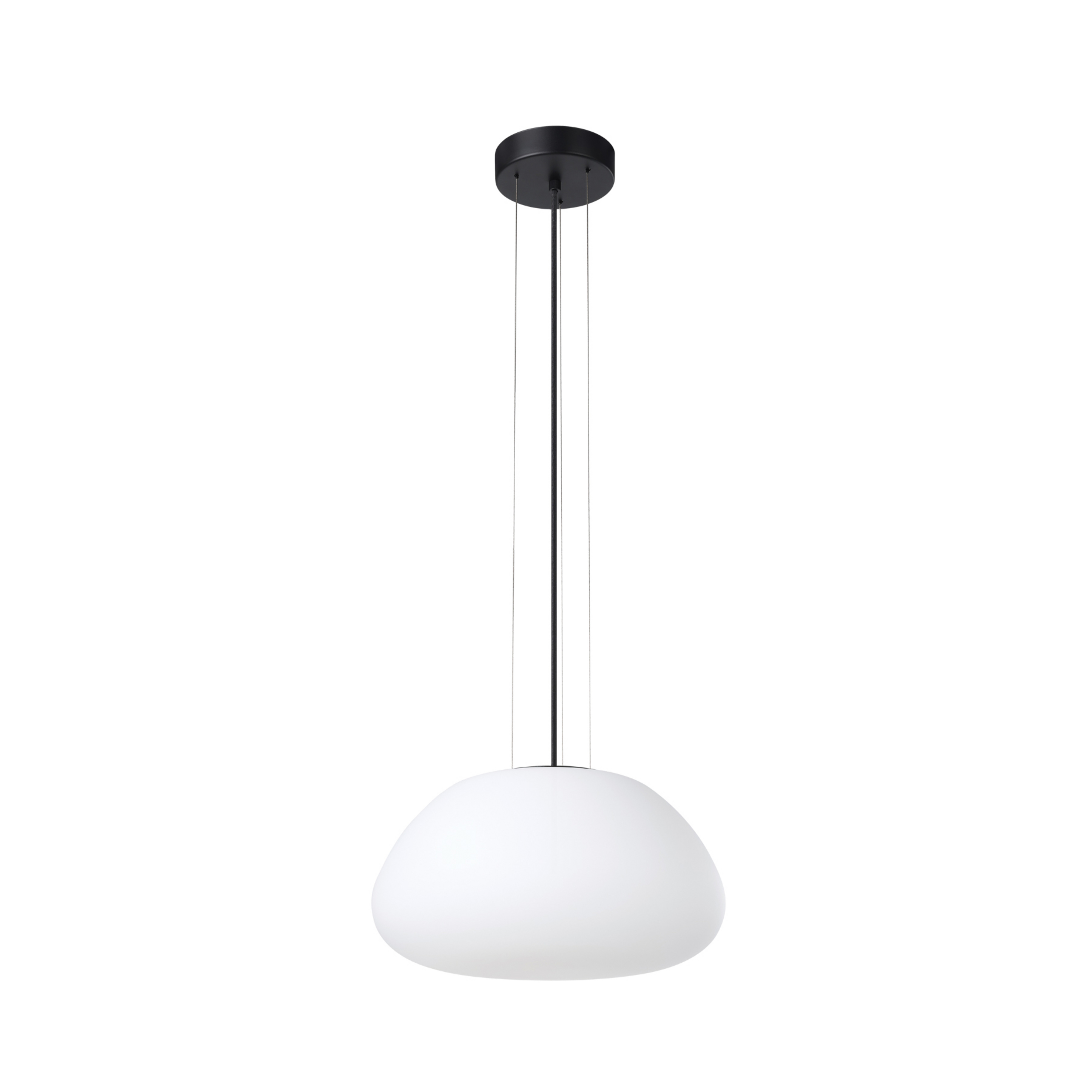 Suspension Balmes, blanche, Ø 42 cm, verre - Stars of Light
