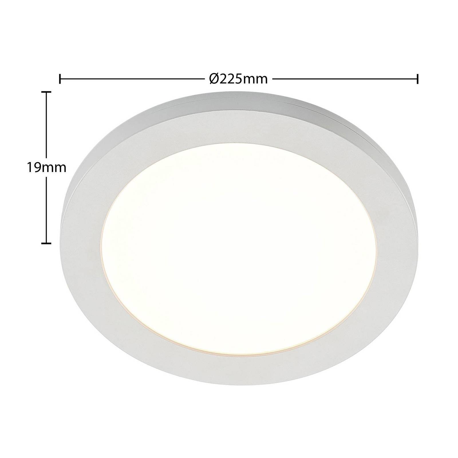 Prios Aureka lampa sufitowa LED sensor 22,5cm zestaw 3 sztuk