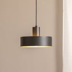 Rif pendant light, olive green, 1-bulb, Ø 25 cm, steel 