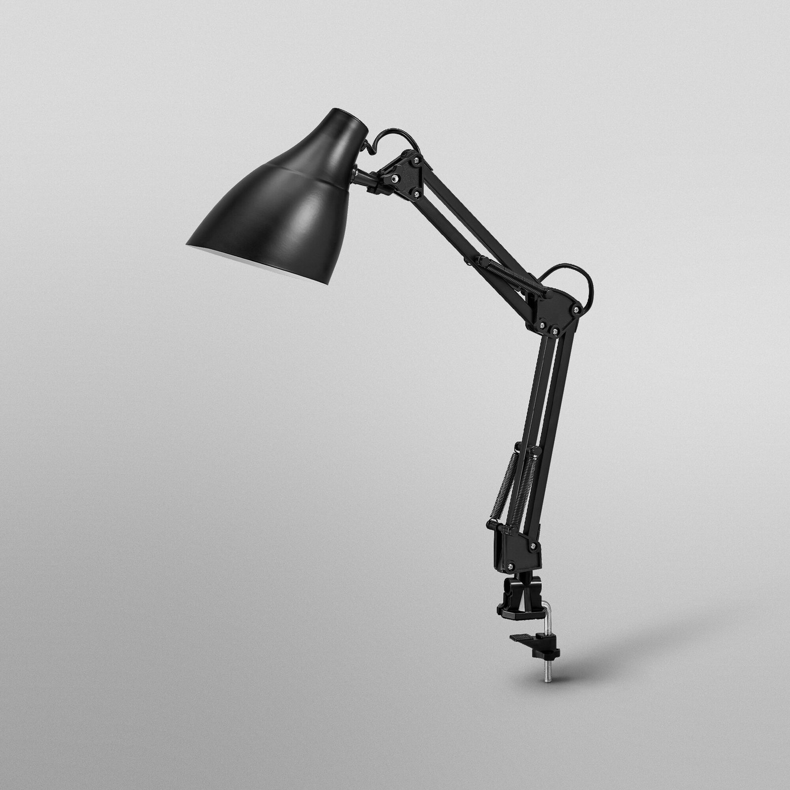 Lampa cu clemă OSRAM Office Line Desk Pear Clip, negru, E27