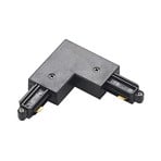 Lindby hoekconnector Linaro, zwart, 1-fase systeem